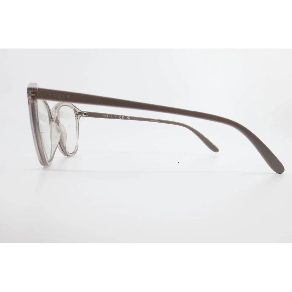 Vogue VO 5602 2990 Transparent Brown Cat Eye Eyeglasses Frames 54-16-140